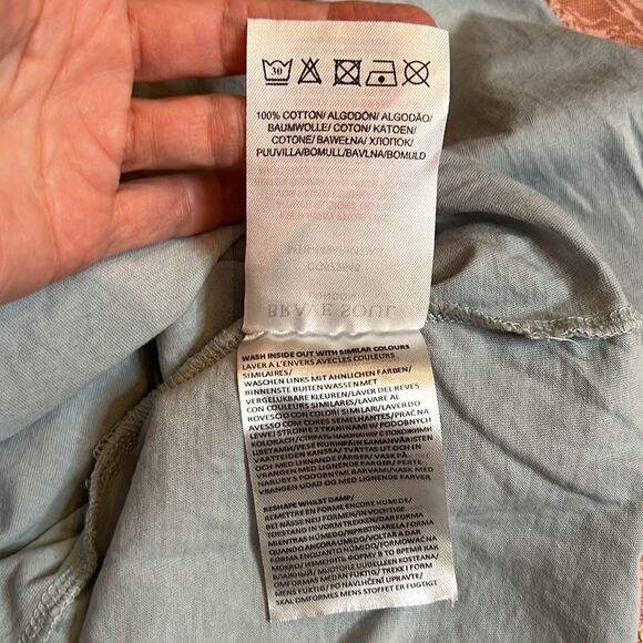 Brave soul size medium short sleeve light blue tshirt EUC - Picture 7 of 14